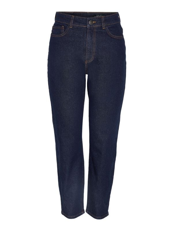 Jean  de Noisy May - NMMONI HW ANK JEANS AZ366RW NOOS - W24L30 à W32L30 - pour Femme - bleu foncé - Noisy May