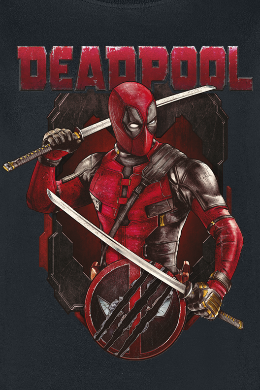 T-Shirt Manches courtes  de Deadpool - 3 - Ready For Deadpool - S à XL - pour Femme - noir - Deadpool - View 2