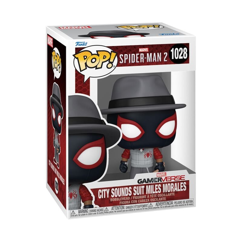 Spider-Man - "Spider-Man 2 - Miles Morales Costume "City Sounds" - Funko Pop! n°1028" - Funko Pop! - Funko Shop Europe - Spider-Man