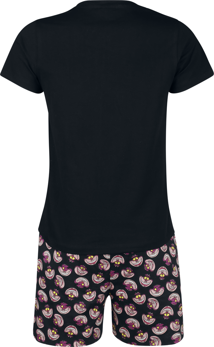 Pyjama Disney de Alice Au Pays Des Merveilles - Cheshire Cat - We're All Mad Here - S à XXL - pour Femme - multicolore - Alice Au Pays Des Merveilles - View 2
