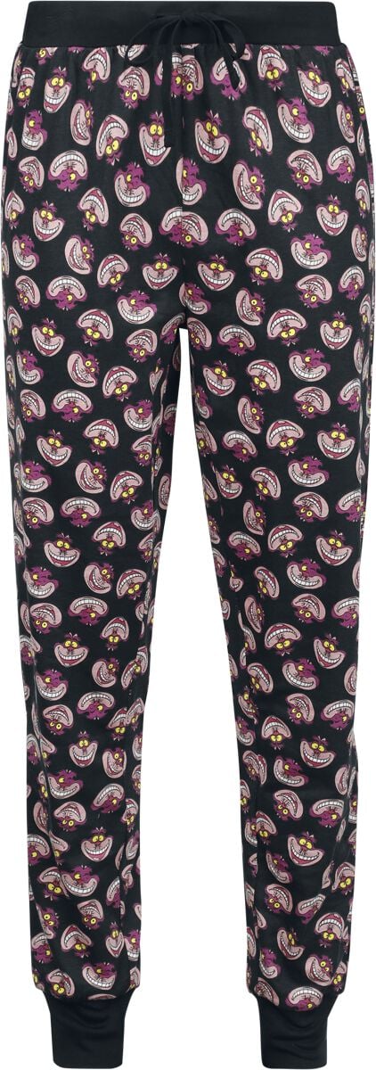 Bas de pyjama Disney de Alice Au Pays Des Merveilles - Cheshire Cat - We're All Mad Here - S à XXL - pour Femme - noir - Alice Au Pays Des Merveilles