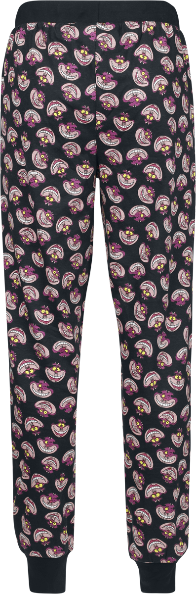 Bas de pyjama Disney de Alice Au Pays Des Merveilles - Cheshire Cat - We're All Mad Here - S à XXL - pour Femme - noir - Alice Au Pays Des Merveilles - View 2