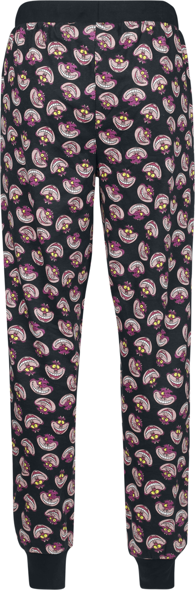 Bas de pyjama Disney de Alice Au Pays Des Merveilles - Cheshire Cat - We're All Mad Here - S à XXL - pour Femme - noir - Alice Au Pays Des Merveilles - View 2
