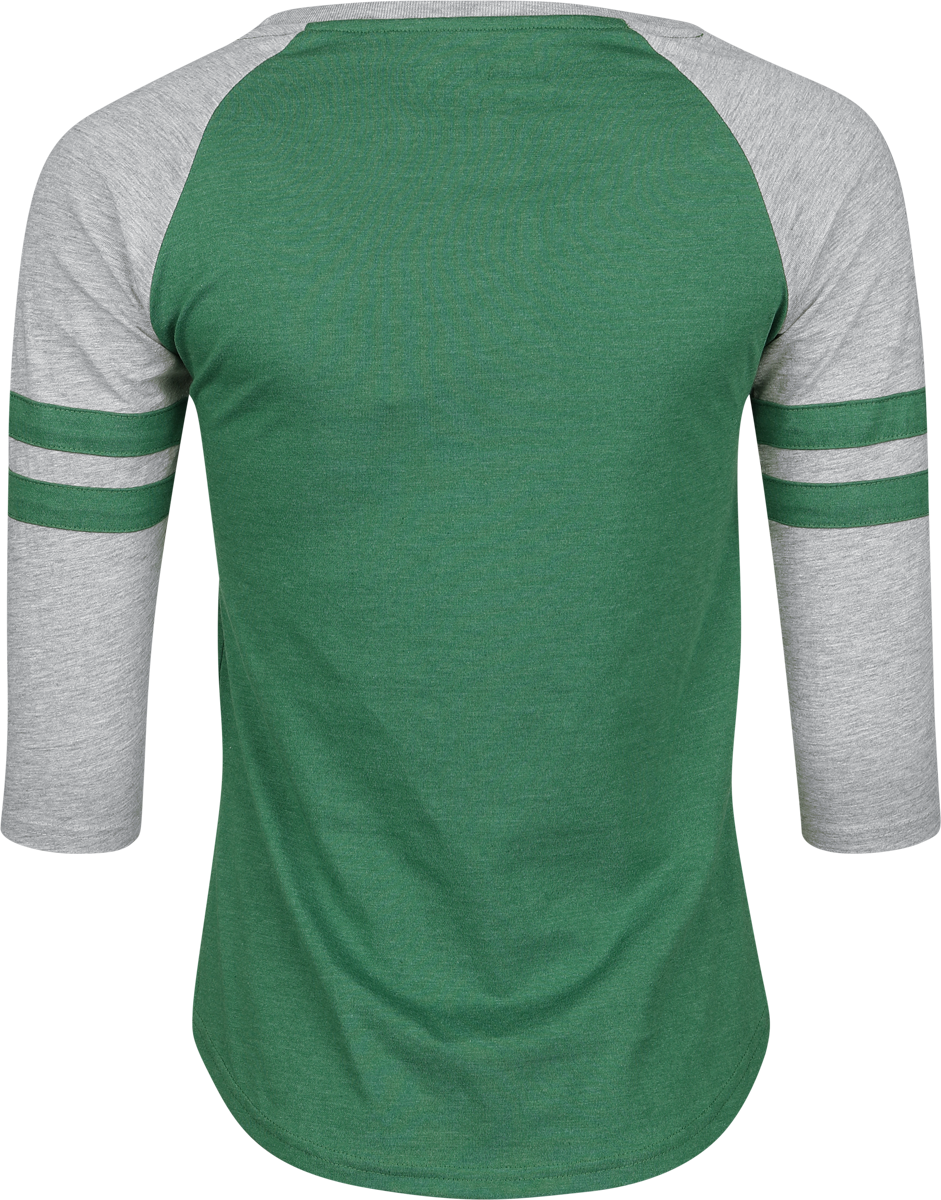 T-shirt manches longues  de Le Seigneur Des Anneaux - Rohan - S à XXL - pour Femme - vert/gris - Le Seigneur Des Anneaux - View 2