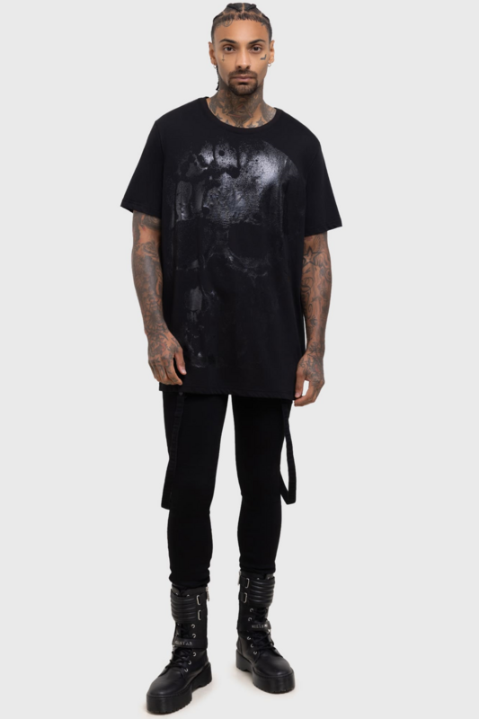 T-Shirt Manches courtes Gothic de KIHILIST by KILLSTAR - Hypnoskull T-Shirt - S à L - pour Homme - noir - KIHILIST by KILLSTAR - View 2