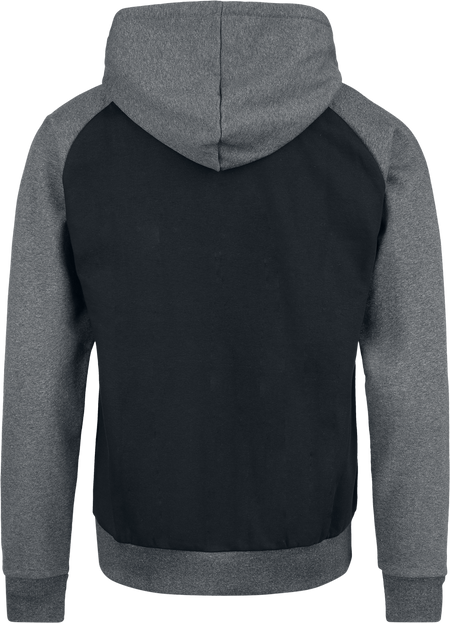 Sweat-shirt à capuche  de Sesame Street - Krümelmonster - Moonlight - Cookie Monster - S à XXL - pour Homme - noir/gris - Sesame Street - View 2
