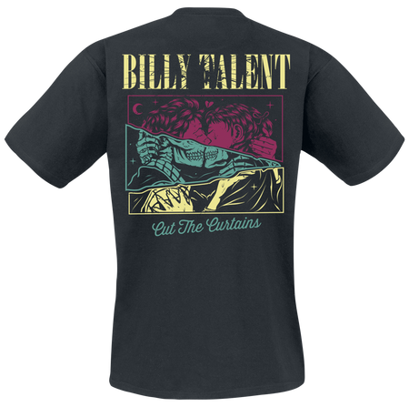 T-Shirt Manches courtes  de Billy Talent - Cut The Curtains - S à 3XL - pour Homme - noir - Billy Talent - View 2