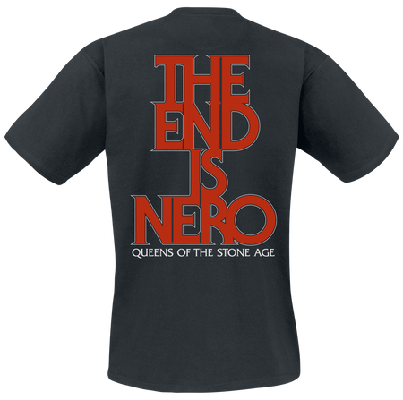 T-Shirt Manches courtes  de Queens Of The Stone Age - The End Is Nero - M à XL - pour Homme - noir - Queens Of The Stone Age - View 2