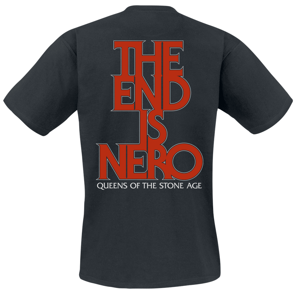 T-Shirt Manches courtes  de Queens Of The Stone Age - The End Is Nero - M à XL - pour Homme - noir - Queens Of The Stone Age - View 2