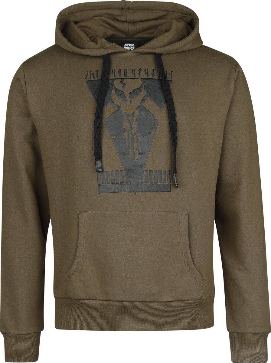 Sweat-shirt à capuche Disney de Star Wars - The Mandalorian - Bounty Hunter - S à XXL - pour Homme - vert - Star Wars