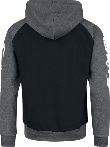 Sweat-shirt à capuche  de Le Seigneur Des Anneaux - Sauron Eye - S à XXL - pour Homme - noir/gris - Le Seigneur Des Anneaux - View 2