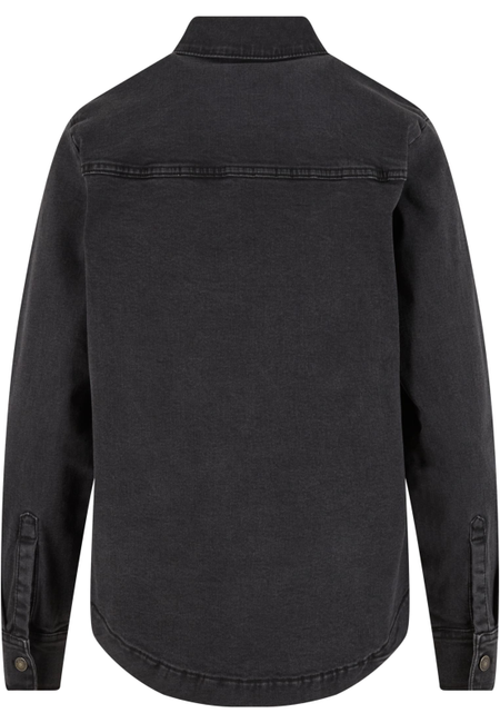 Chemise manches longues  de Urban Classics - Ladies Denim Shirt - XS à XL - pour Femme - noir - Urban Classics - View 2
