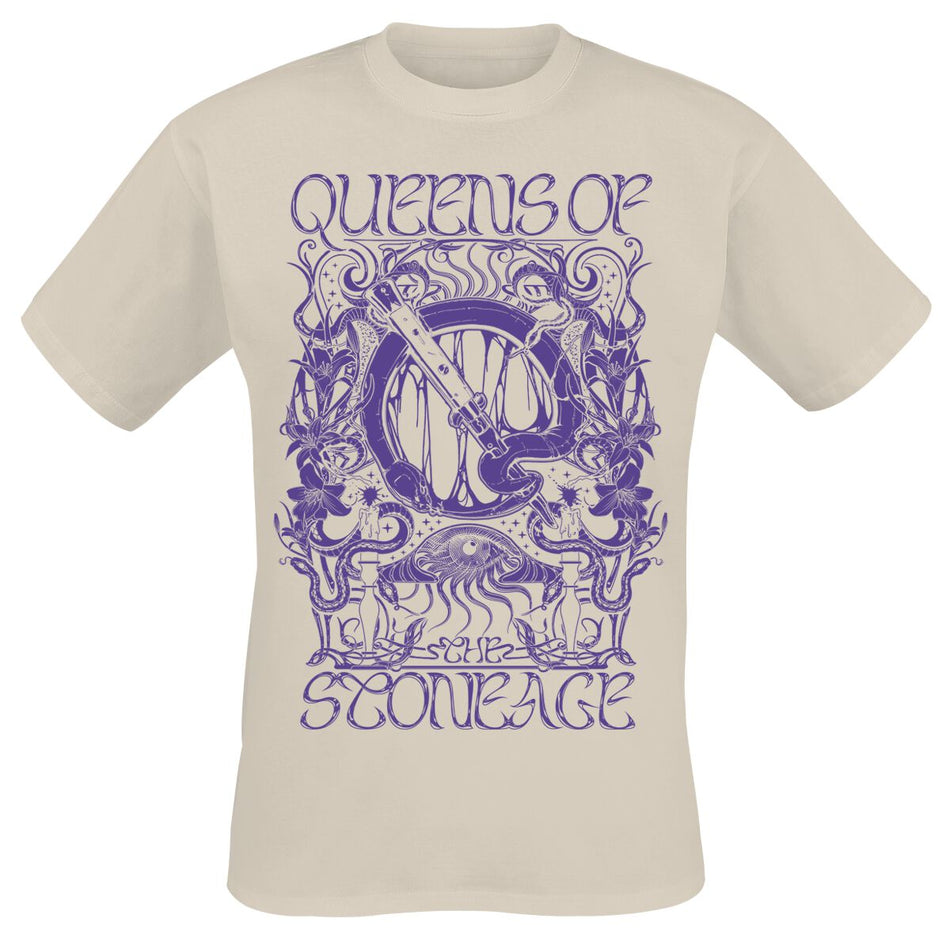 T-Shirt Manches courtes  de Queens Of The Stone Age - Sacrilege - S à 3XL - pour Homme - sable - Queens Of The Stone Age