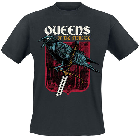 T-Shirt Manches courtes  de Queens Of The Stone Age - Sword Crow - S à 3XL - pour Homme - noir - Queens Of The Stone Age