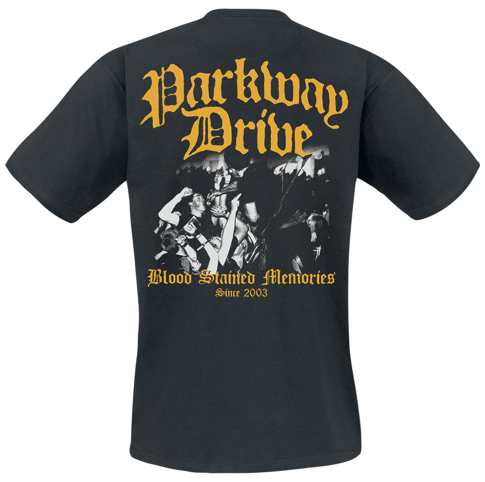 T-Shirt Manches courtes  de Parkway Drive - Don't Close Your Eyes Live - S à XXL - pour Homme - noir - Parkway Drive - View 2