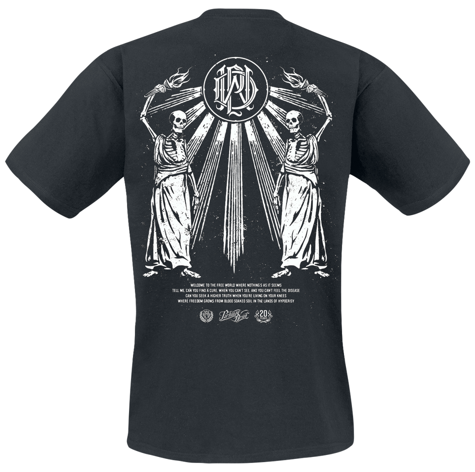 T-Shirt Manches courtes  de Parkway Drive - 20 Years Logo - S à XXL - pour Homme - noir - Parkway Drive - View 2