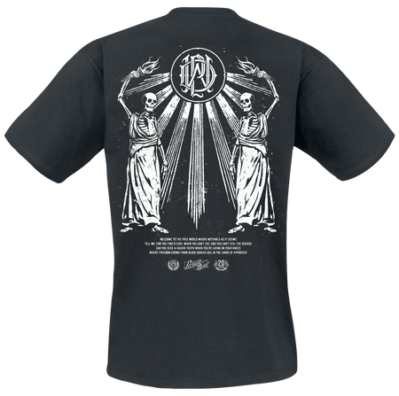 T-Shirt Manches courtes  de Parkway Drive - 20 Years Logo - S à XXL - pour Homme - noir - Parkway Drive - View 2