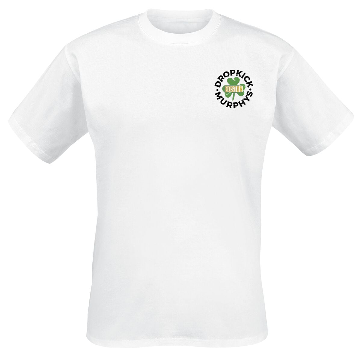 T-Shirt Manches courtes  de Dropkick Murphys - Boston Badge - S à XXL - pour Homme - blanc - Dropkick Murphys
