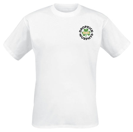T-Shirt Manches courtes  de Dropkick Murphys - Boston Badge - S à XXL - pour Homme - blanc - Dropkick Murphys