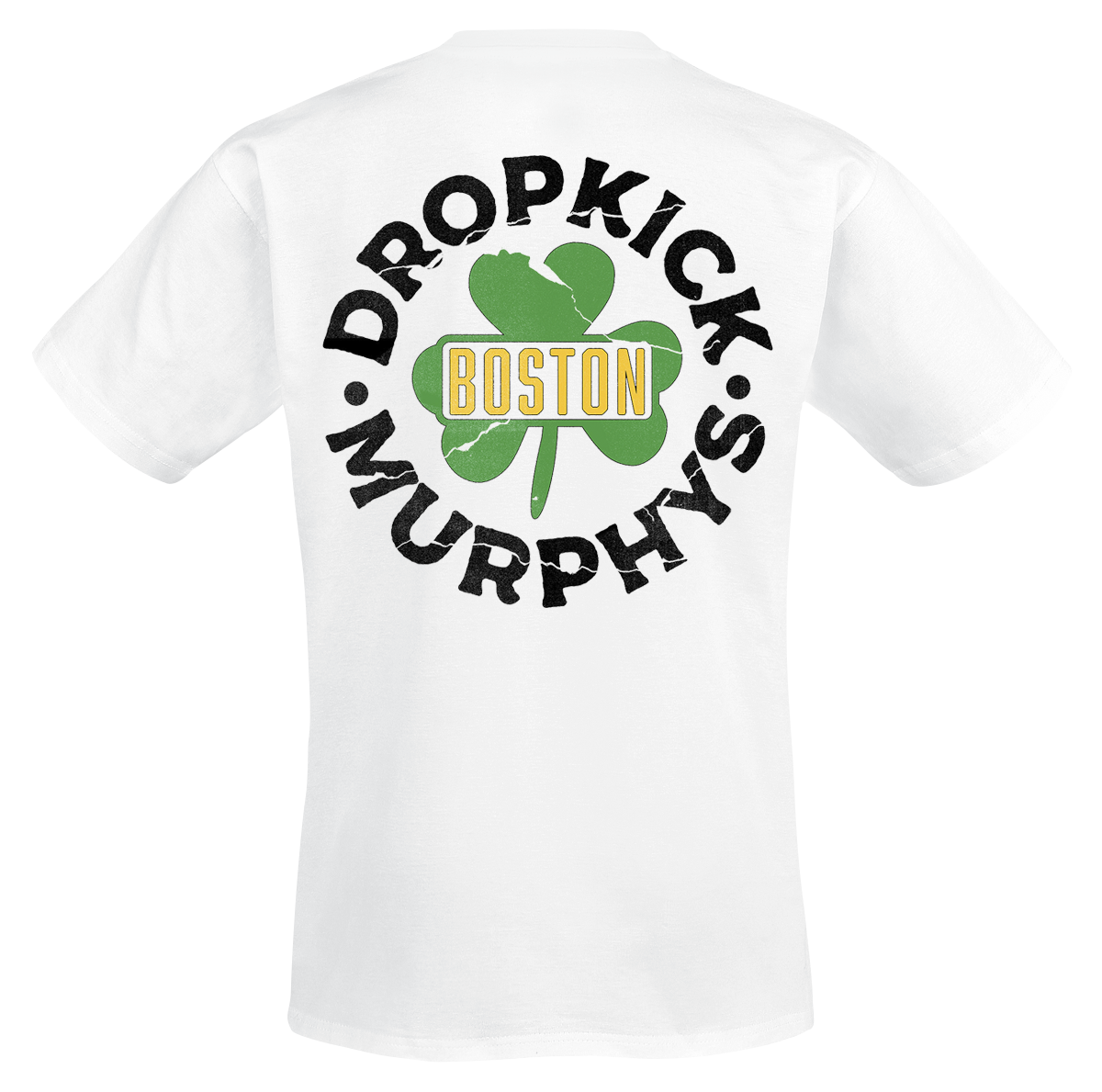 T-Shirt Manches courtes  de Dropkick Murphys - Boston Badge - S à XXL - pour Homme - blanc - Dropkick Murphys - View 2