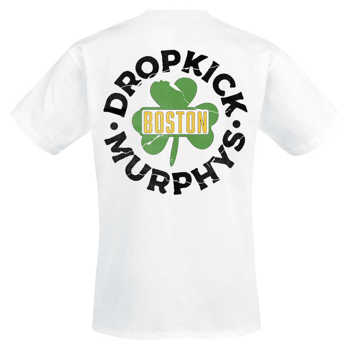T-Shirt Manches courtes  de Dropkick Murphys - Boston Badge - S à XXL - pour Homme - blanc - Dropkick Murphys - View 2