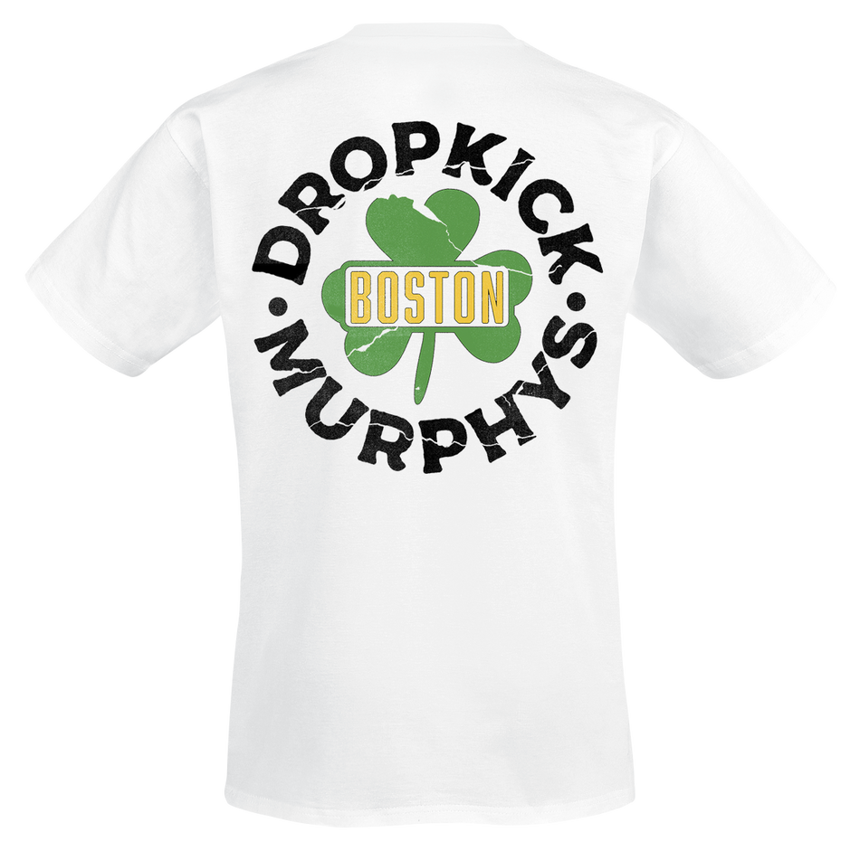 T-Shirt Manches courtes  de Dropkick Murphys - Boston Badge - S à XXL - pour Homme - blanc - Dropkick Murphys - View 2