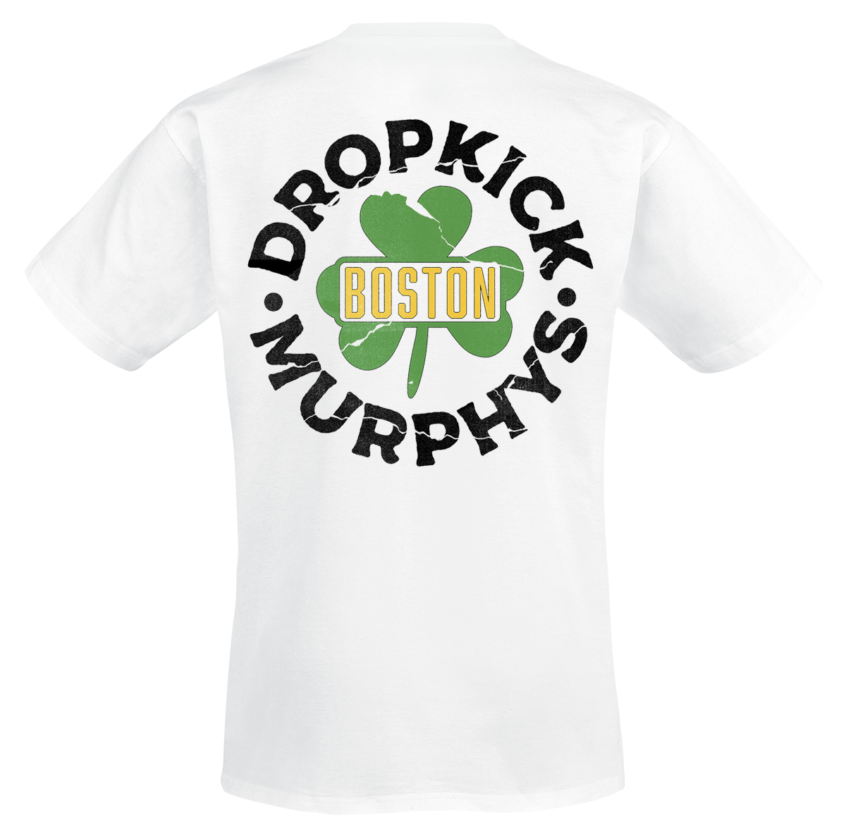 T-Shirt Manches courtes  de Dropkick Murphys - Boston Badge - S à XXL - pour Homme - blanc - Dropkick Murphys - View 2