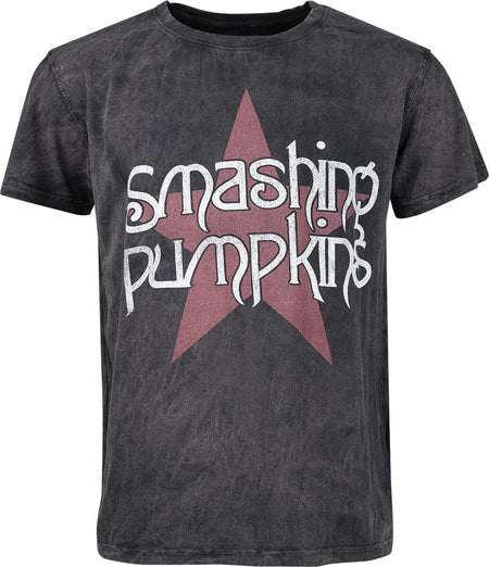 T-Shirt Manches courtes  de Smashing Pumpkins - Star Logo - S à 3XL - pour Homme - gris - Smashing Pumpkins