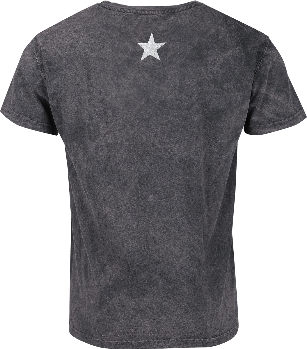 T-Shirt Manches courtes  de Smashing Pumpkins - Star Logo - S à 3XL - pour Homme - gris - Smashing Pumpkins - View 2