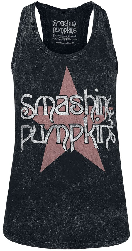 Top  de Smashing Pumpkins - Star Logo - M à L - pour Femme - gris - Smashing Pumpkins