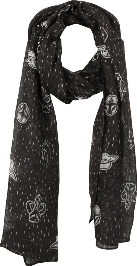 Foulard Disney de Star Wars - Le Mandalorian - Mando & Grogu - pour Femme - multicolore - Star Wars