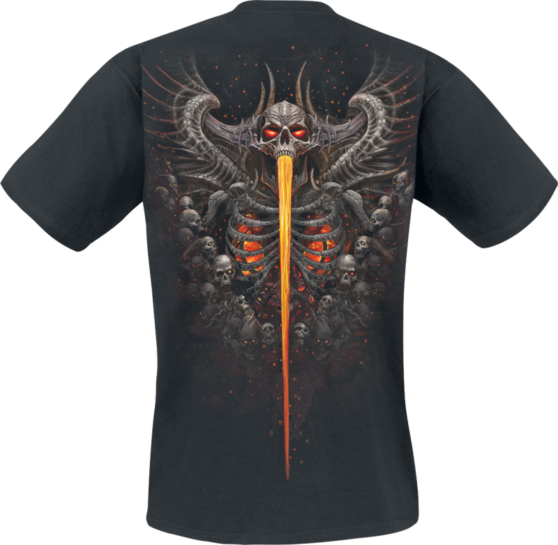 T-Shirt Manches courtes  de Spiral - Gates Of Hell - S à 4XL - pour Homme - noir - Spiral - View 2