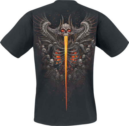 T-Shirt Manches courtes  de Spiral - Gates Of Hell - S à 4XL - pour Homme - noir - Spiral - View 2