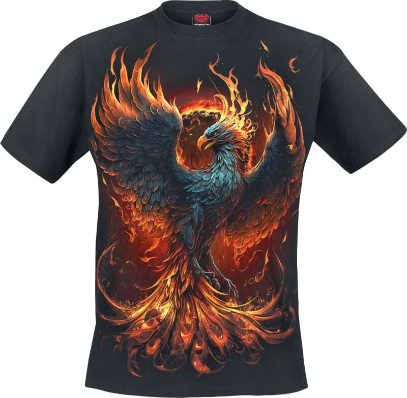 T-Shirt Manches courtes  de Spiral - Ashes Reborn - S à 4XL - pour Homme - noir - Spiral