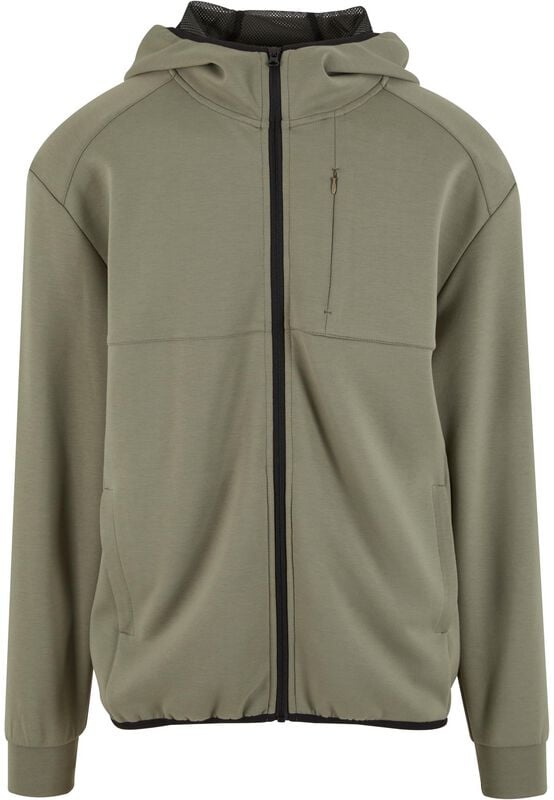 Veste Polaire  de Urban Classics - Sweat à Capuche Zippé - S à XXL - pour Homme - vert - Urban Classics