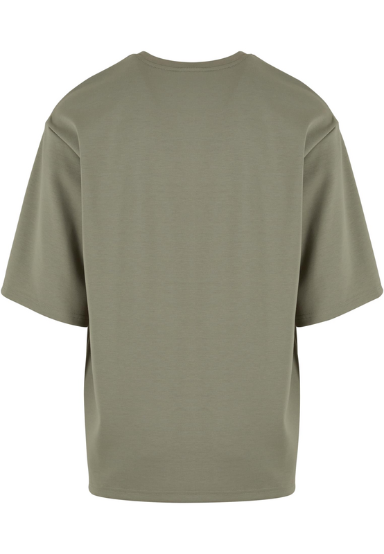 T-Shirt Manches courtes  de Urban Classics - T-Shirt Scuba - S à M - pour Homme - vert - Urban Classics - View 2