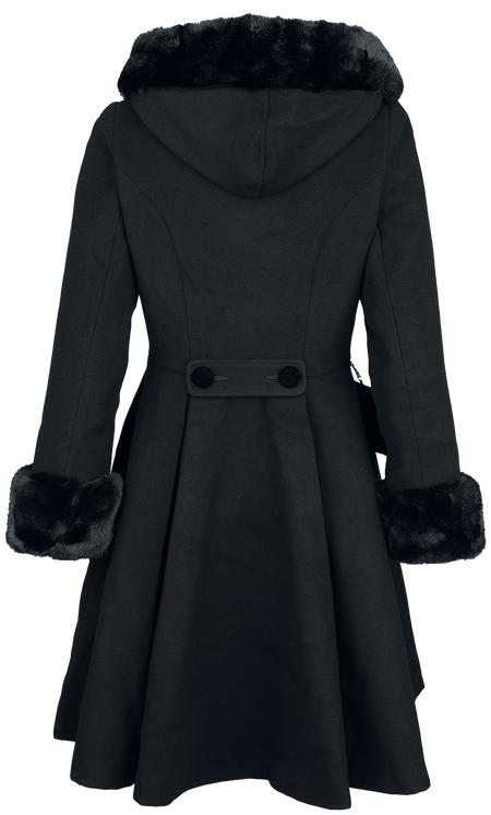 Manteaux Gothic de Hell Bunny - Oita Coat - XS à M - pour Femme - noir - hell bunny - View 2