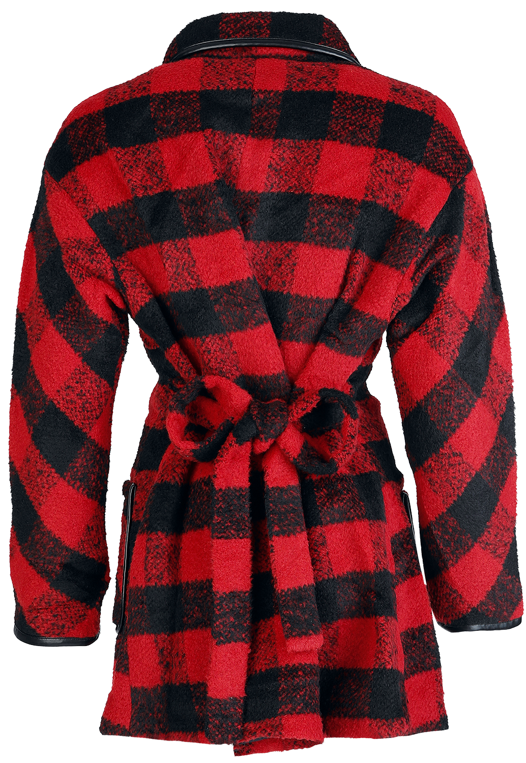 Manteaux  de Hell Bunny - Manhattan Coat - XS à XXL - pour Femme - noir/rouge - hell bunny - View 2