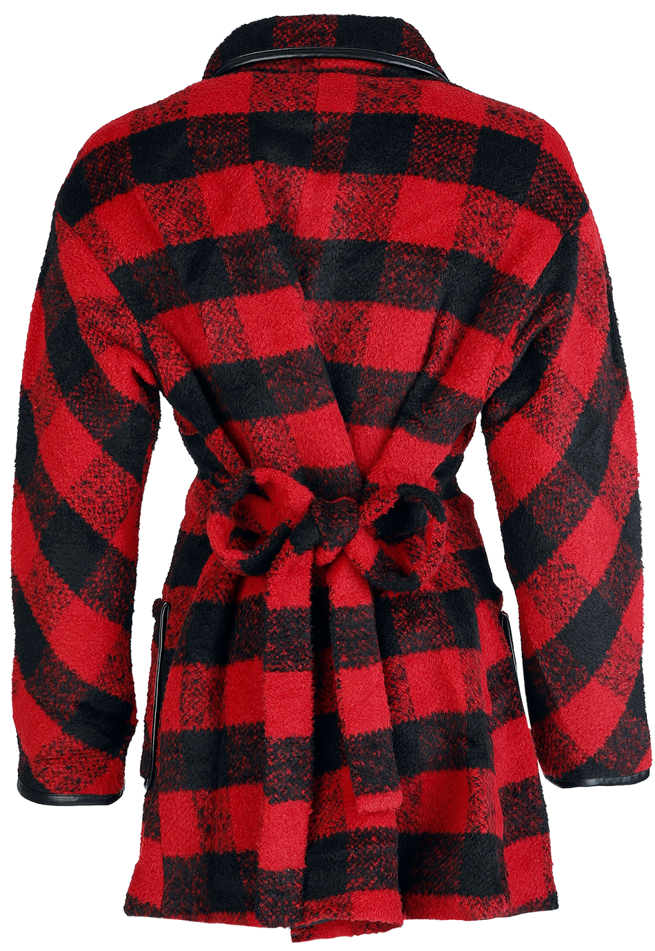 Manteaux  de Hell Bunny - Manhattan Coat - XS à XXL - pour Femme - noir/rouge - hell bunny - View 2