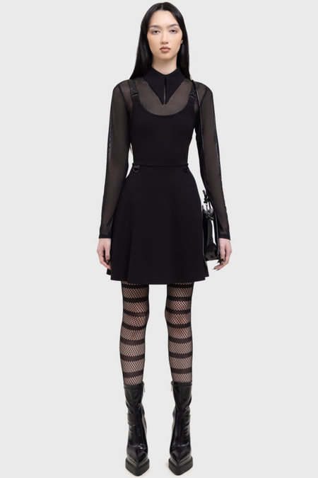 Robe courte Gothic de KIHILIST by KILLSTAR - Ruby Revenge Dress - XS à XXL - pour Femme - noir - KIHILIST by KILLSTAR - View 2