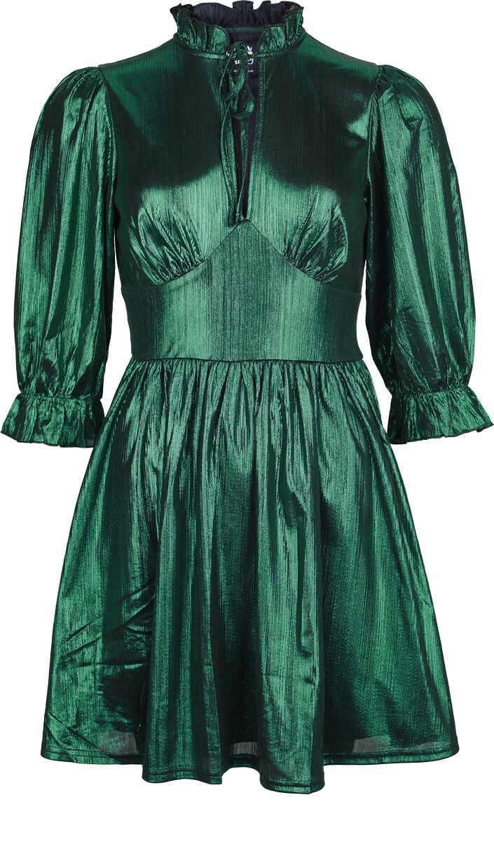 Robe courte  de Hell Bunny - Gigi Mini Dress - XS à L - pour Femme - vert - hell bunny