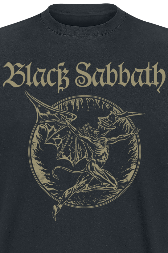 T-Shirt Manches courtes  de Black Sabbath - Demon Fire Circle - S à 3XL - pour Homme - noir - Black Sabbath - View 2