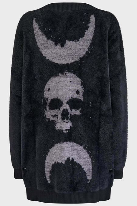 Gilets & Ponchos Gothic de KIHILIST by KILLSTAR - Night Nomad Cardigan - XS à XXL - pour Femme - noir - KIHILIST by KILLSTAR - View 2