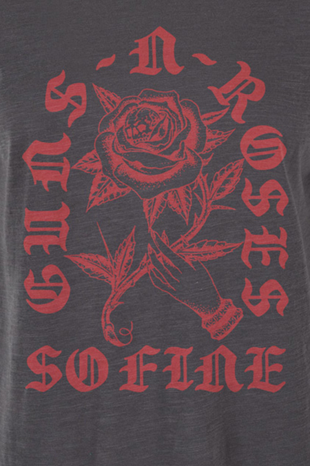 T-Shirt Manches courtes  de Guns N' Roses - So Fine Rose - S à XL - pour Femme - gris - Guns N' Roses - View 2
