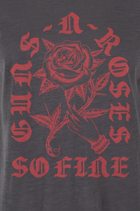 T-Shirt Manches courtes  de Guns N' Roses - So Fine Rose - S à XL - pour Femme - gris - Guns N' Roses - View 2