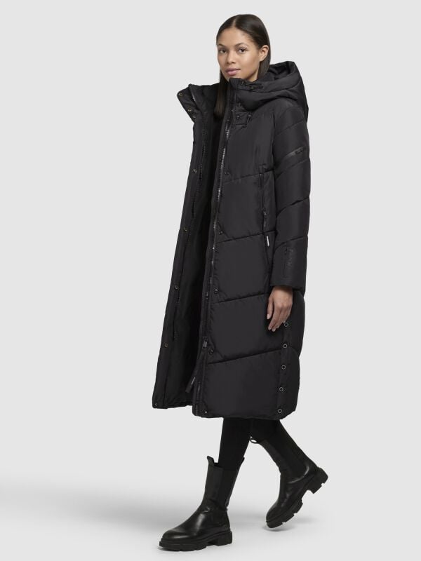 Manteau d'hiver  de Khujo - Sonje6 - S à M - pour Femme - noir - Khujo