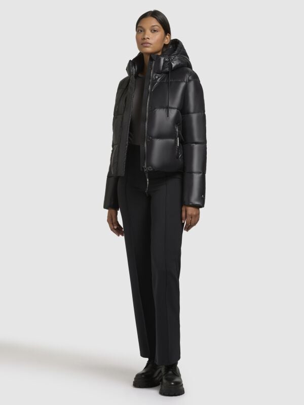 Manteau d'hiver  de Khujo - Stine2 Satin - S à XXL - pour Femme - noir - Khujo