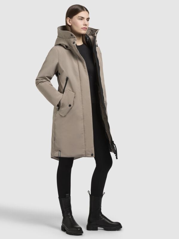 Manteau d'hiver  de Khujo - Charlyn5 - XS à XXL - pour Femme - gris - Khujo