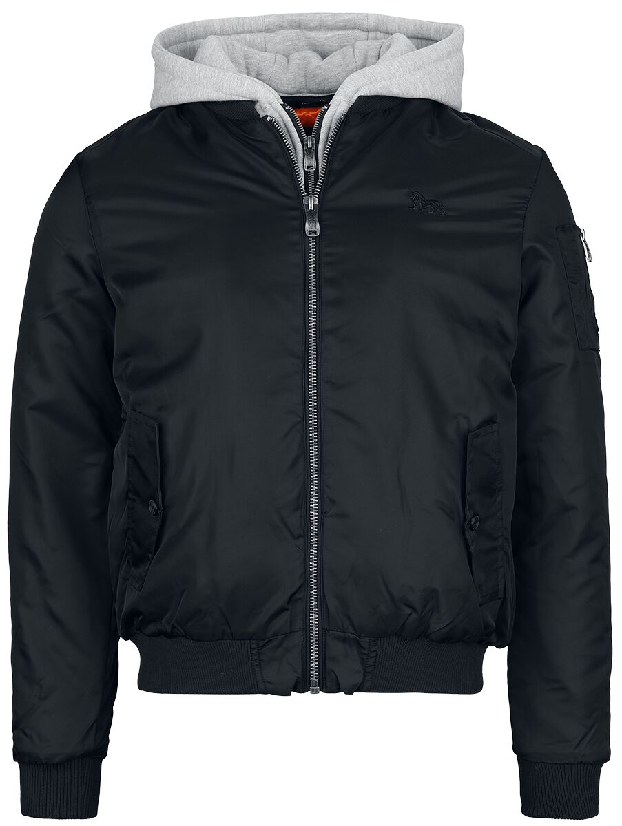 Bomber  de Lonsdale London - Clifton All Seasons - M à 3XL - pour Homme - noir - Lonsdale London