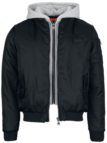 Bomber  de Lonsdale London - Clifton All Seasons - M à 3XL - pour Homme - noir - Lonsdale London - View 2